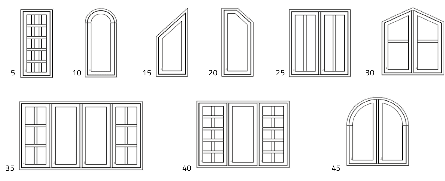 Side- og sidebundhængte vinduer - andre muligheder